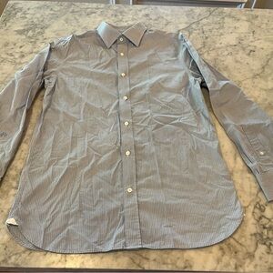 Banana Republic Men's blue Striped Button Down Shirt